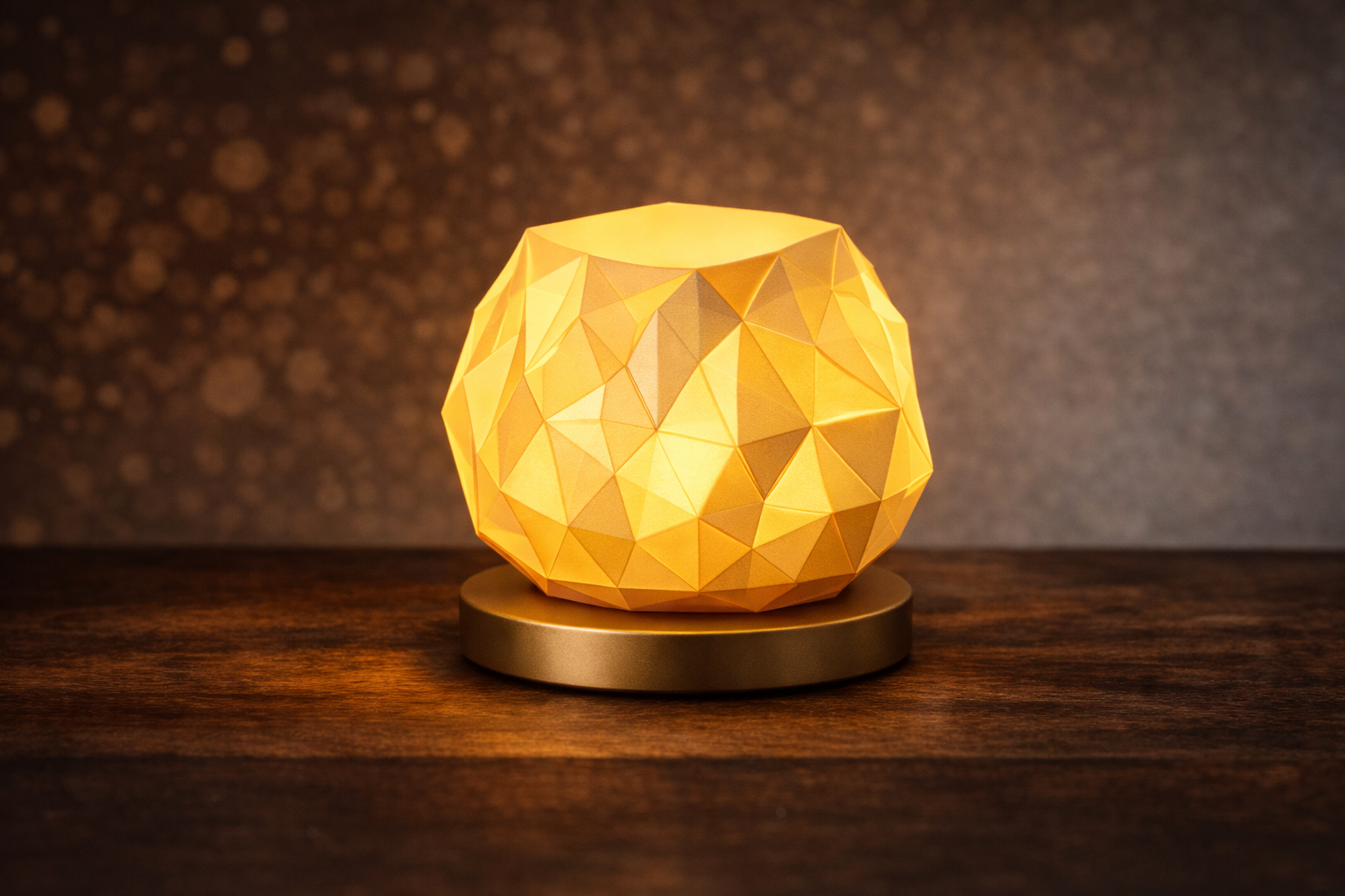 Luminária 3D Geométrica Premium