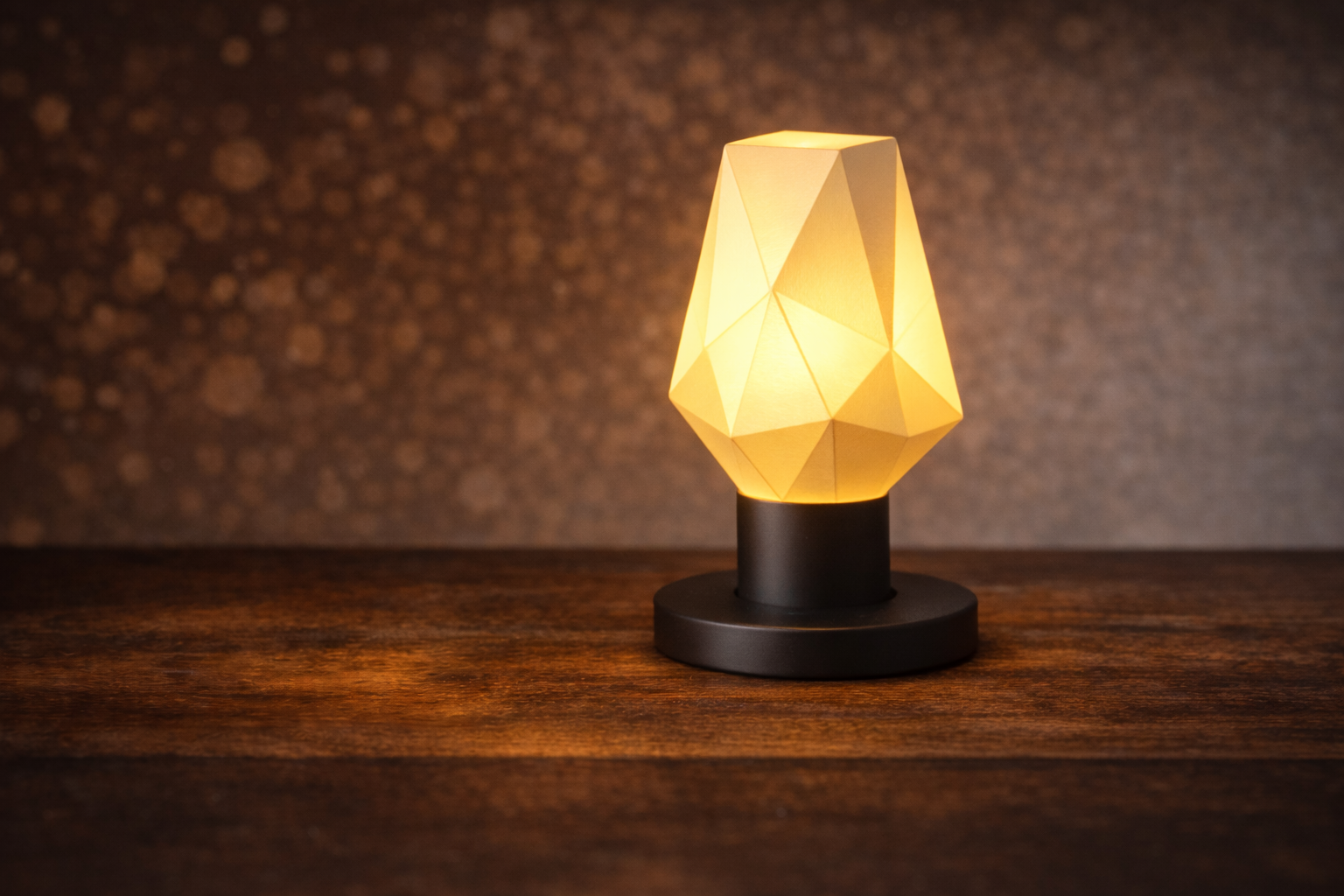 Luminária 3D Padrão Floral